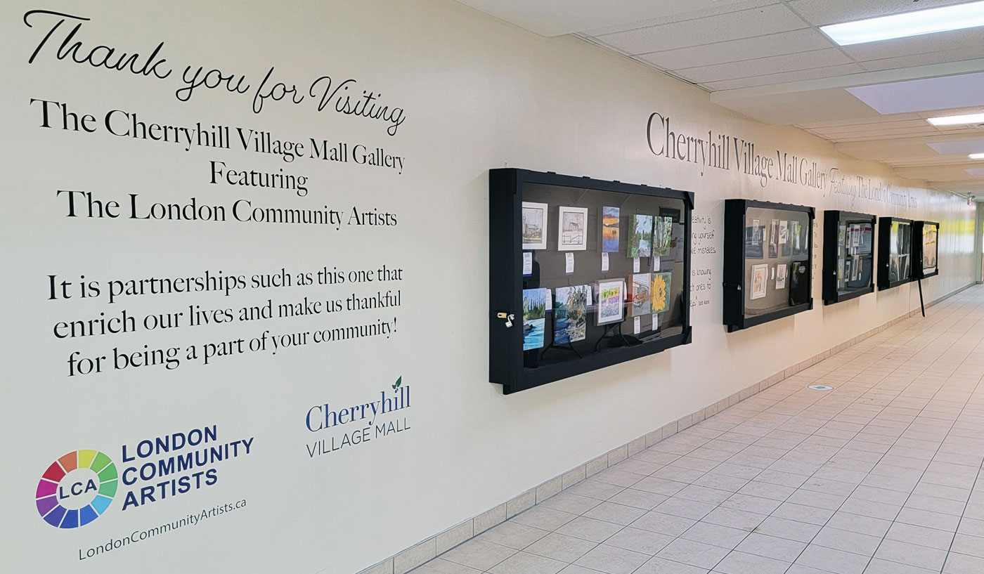 Cherryhill Village Mall Gallery featuring London Community Artists