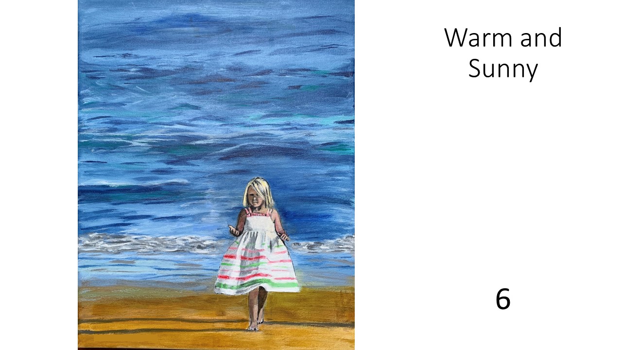 Warm and Sunny Art Challenge Winner for May 2022 - Susan Boudreau Ryan